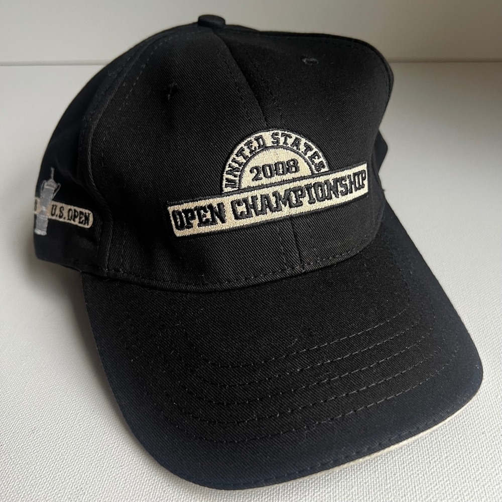 Legendary Headwear 2008 US Open Championship Hat Black Golf CoolMax Cap Mens